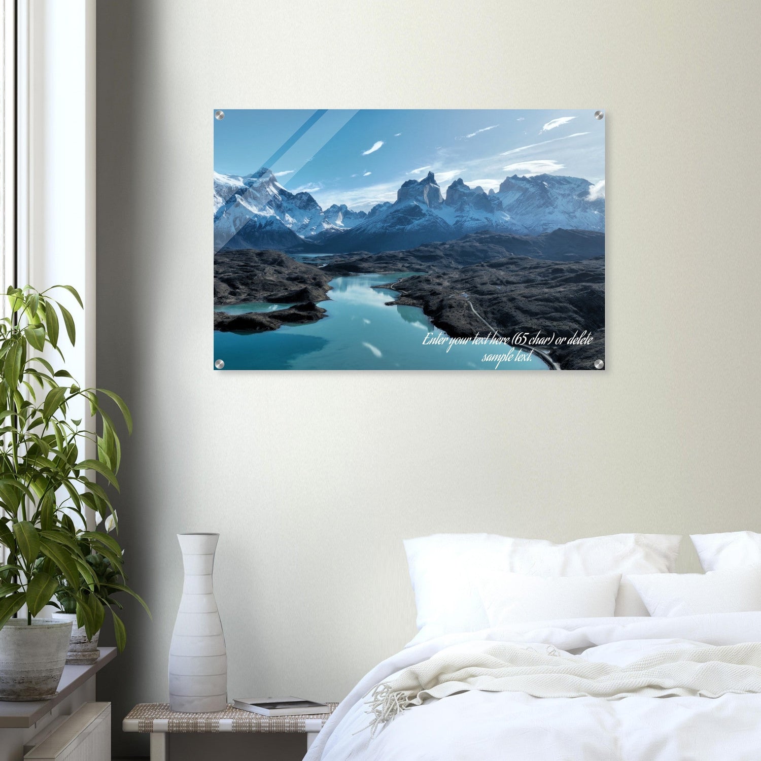 Photographs and artwork printed in viabrant high quality on acrylic. Durable, luxurios and modern. Best for corporate offices, galleries, and modern art displays. 
